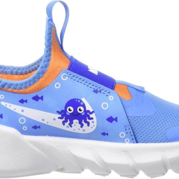 BRAND NEW boy youth nike Nike flex runner step in shoes size 2Y & 3Y - Picture 3 of 7